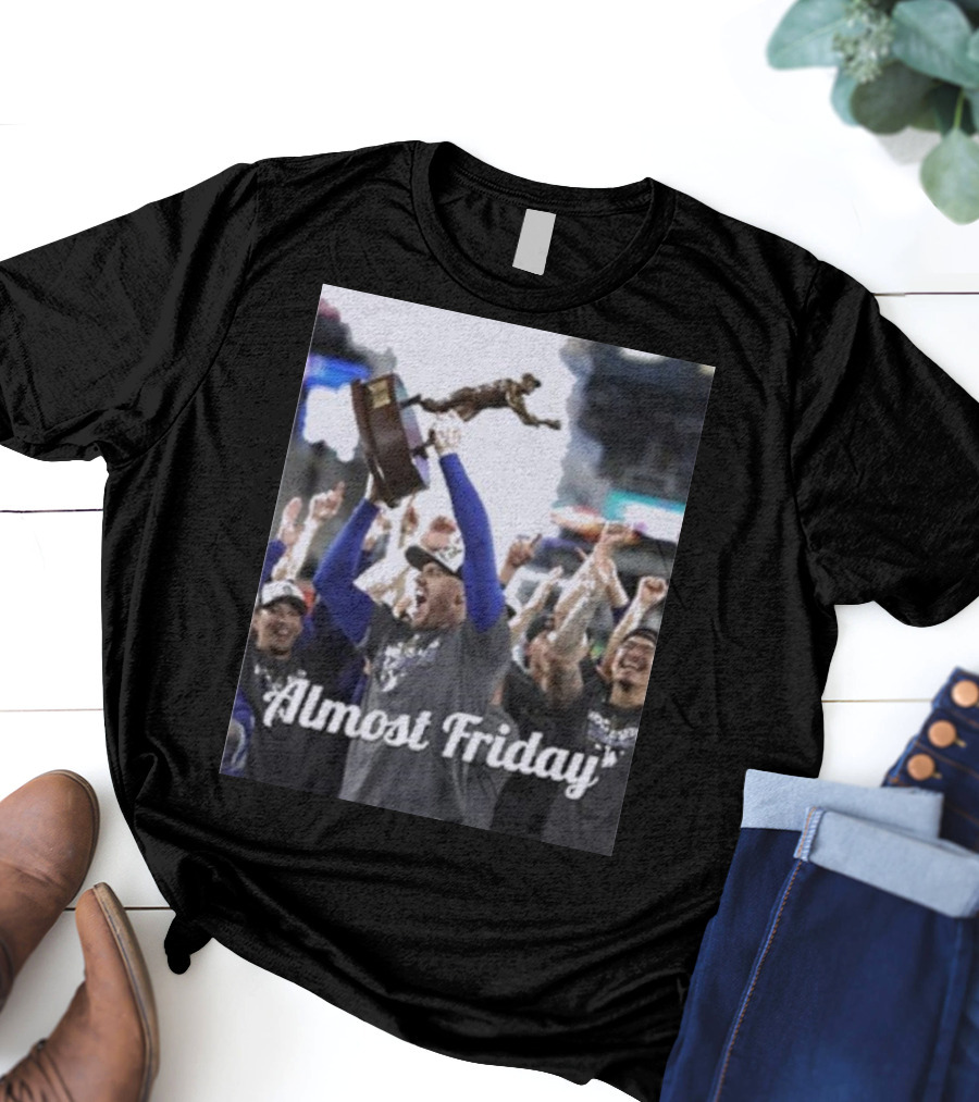 Almost Friday Freddie Freeman MVP Celebration Victory T-Shirt