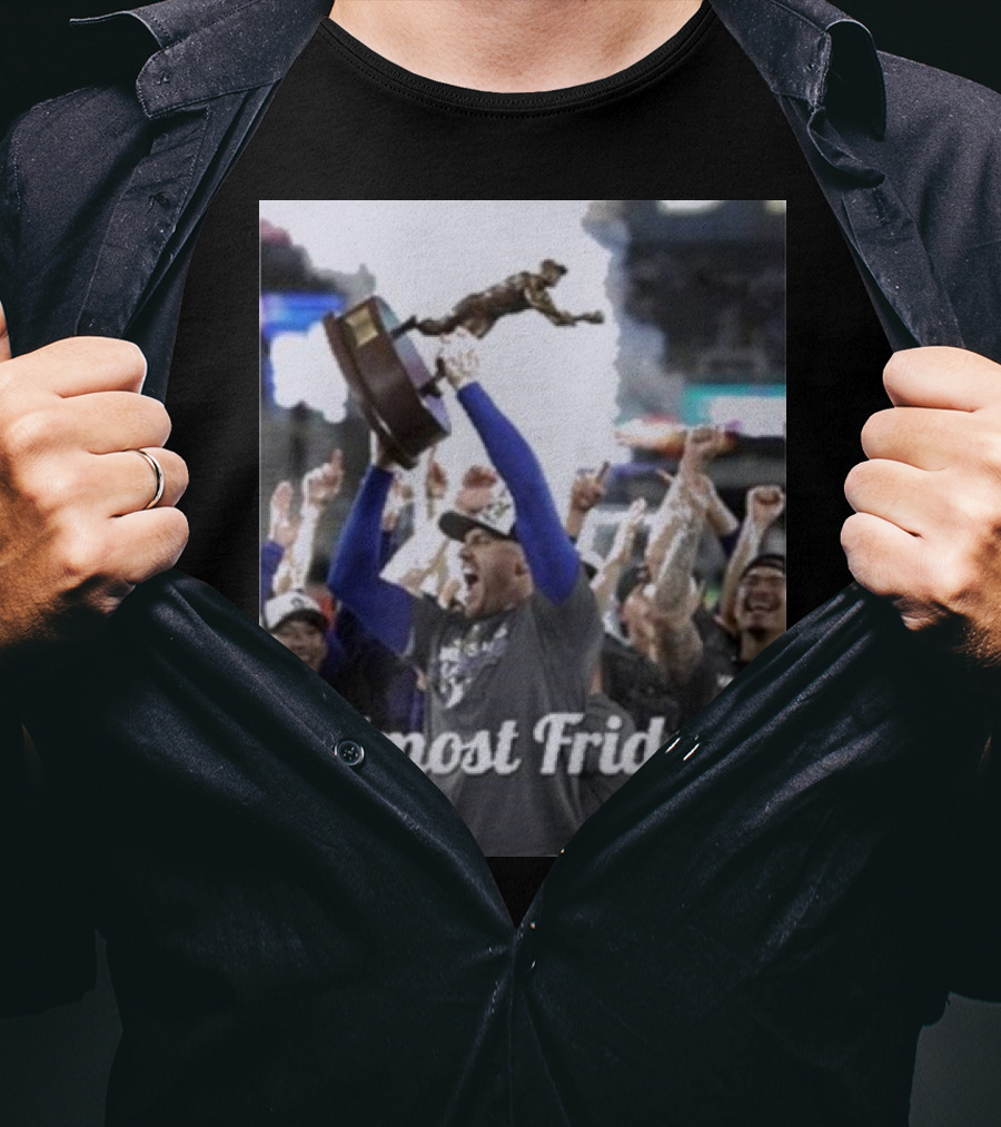 Almost Friday Freddie Freeman MVP Celebration Victory T-Shirt
