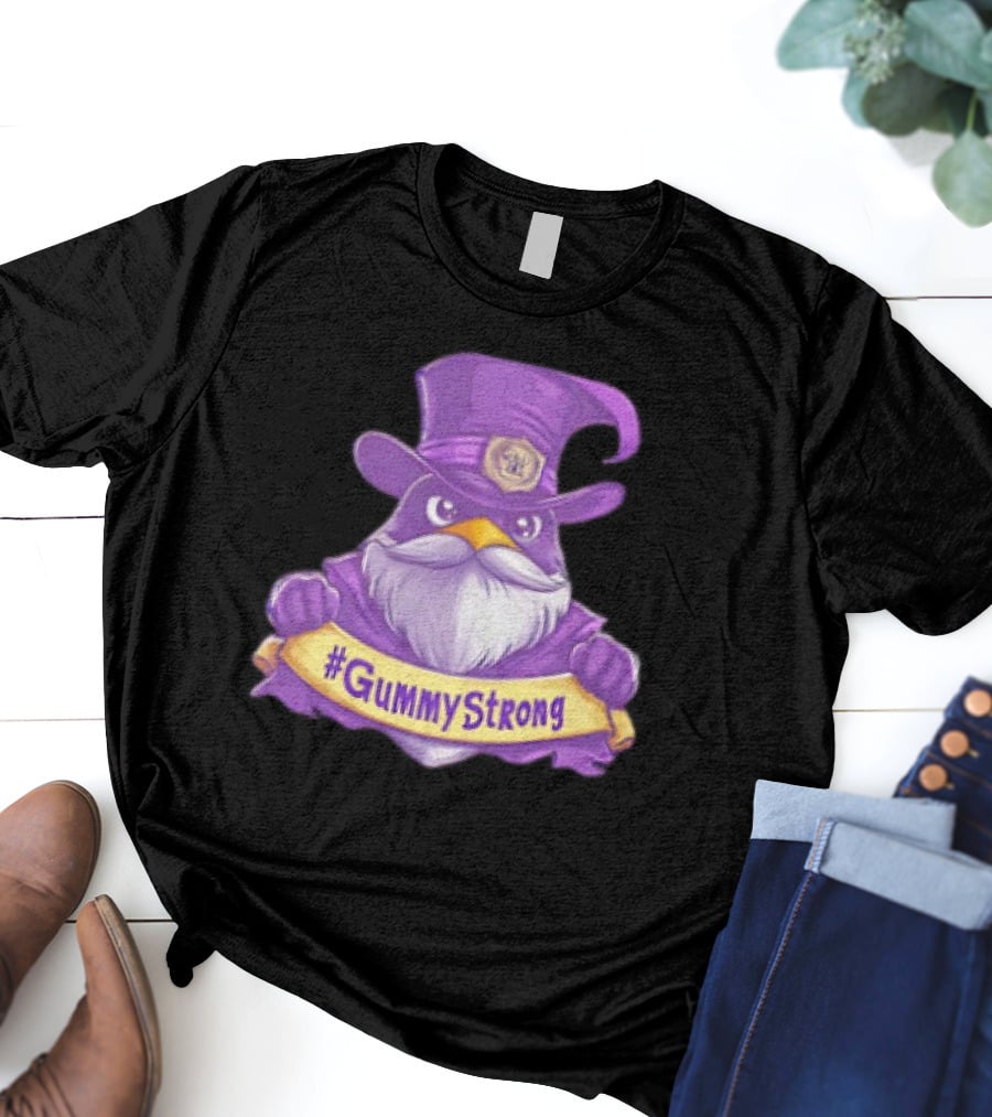 GummyStrong Purple Wizard Owl Emblem T-Shirt