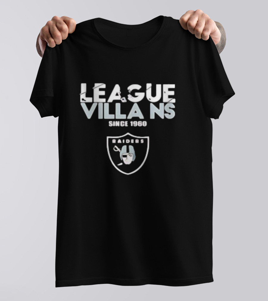 Las Vegas Raiders League Villains Raiders Logo Since 1960 T-Shirt