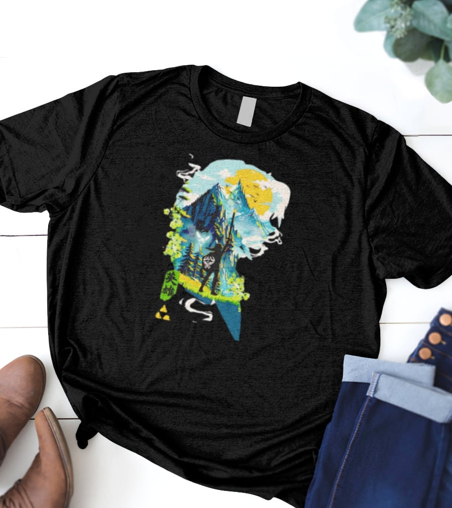 Heroic Ballad Of Link The Legend Of Zelda Tri-Force Journey T-Shirt
