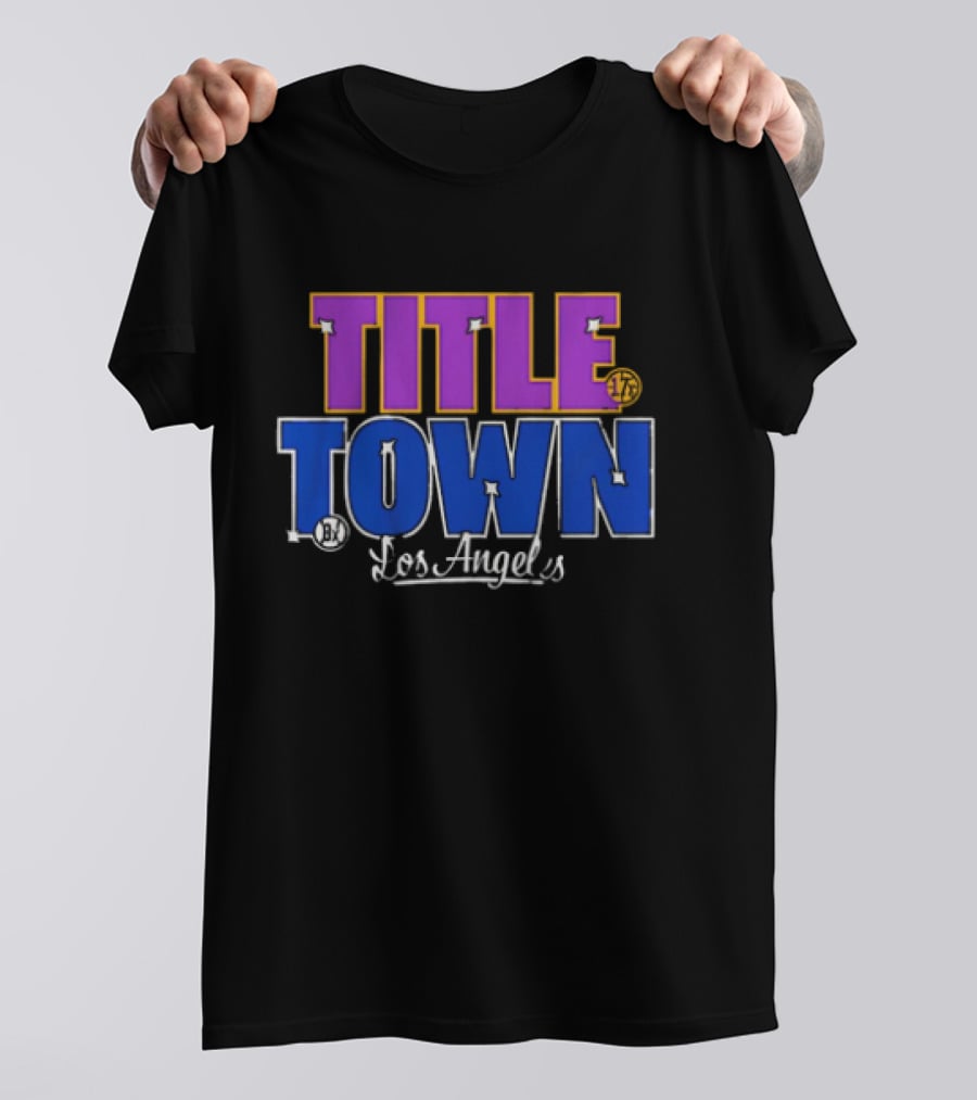 Los Angeles Dodgers Title Town T-Shirt