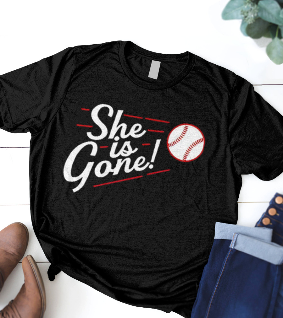 Los Angeles Dodgers Freddie Freeman She Is Gone Baseball T-Shirt