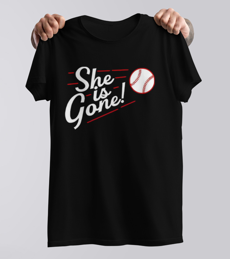 Los Angeles Dodgers Freddie Freeman She Is Gone Baseball T-Shirt