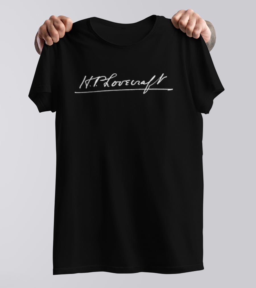 H.P. Lovecraft Signature T-Shirt