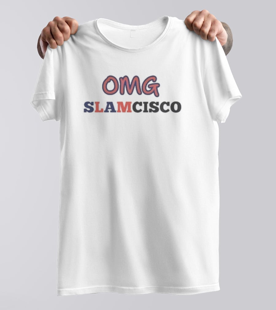 New York Mets OMG SLAMCISCO Francisco Lindor Baseball T-Shirt