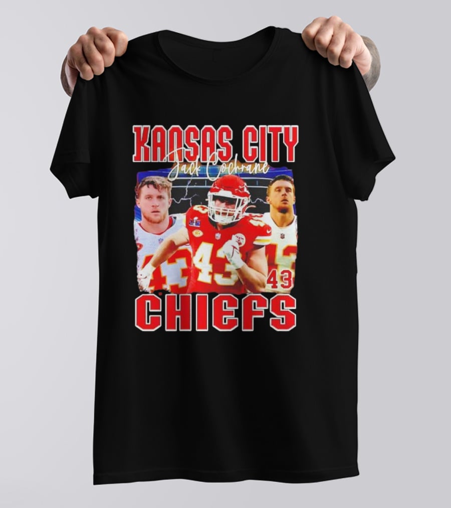 Kansas City Chiefs Jack Cochrane 43 Football T-Shirt