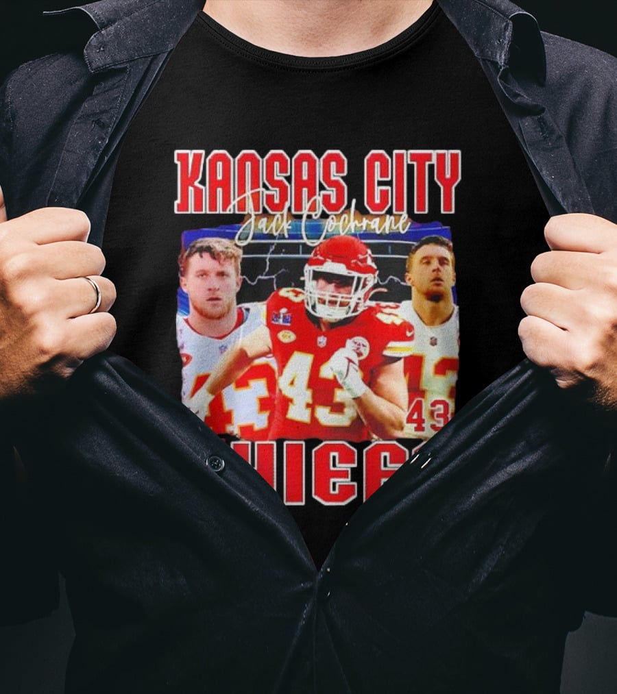 Kansas City Chiefs Jack Cochrane 43 Football T-Shirt