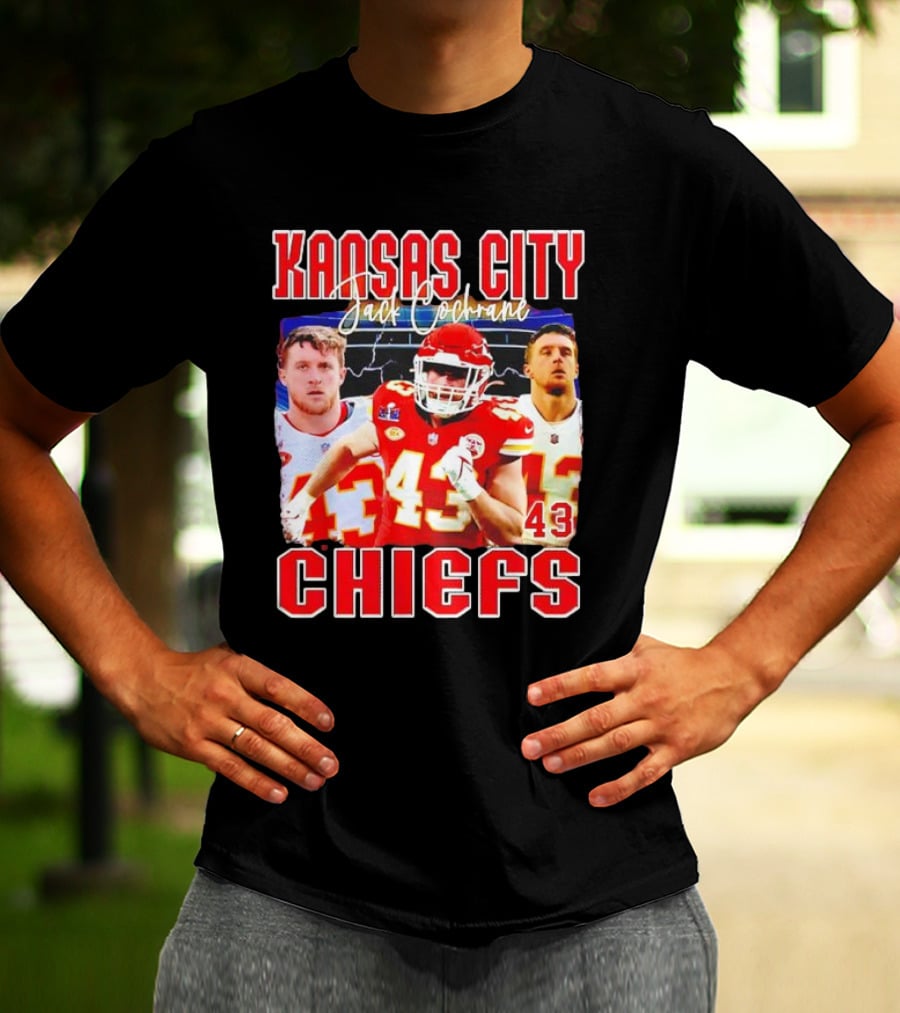 Kansas City Chiefs Jack Cochrane 43 Football T-Shirt