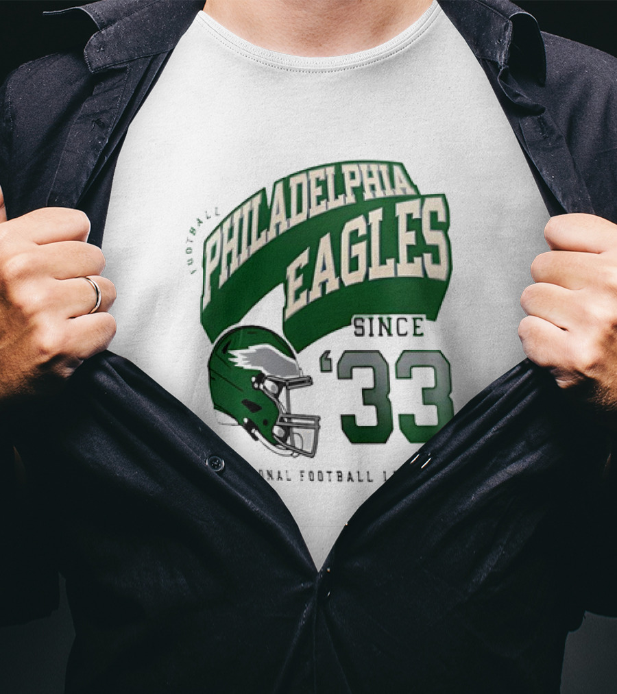 Philadelphia Eagles Football Since 1933 NFL National Football League T-Shirt