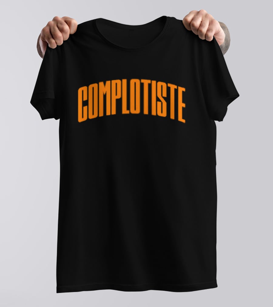 Complotiste Bold Text Booba Merch T-Shirt