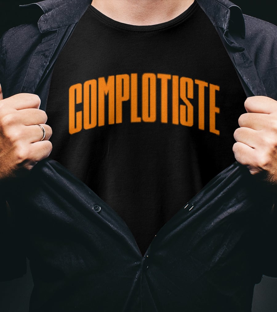 Complotiste Bold Text Booba Merch T-Shirt