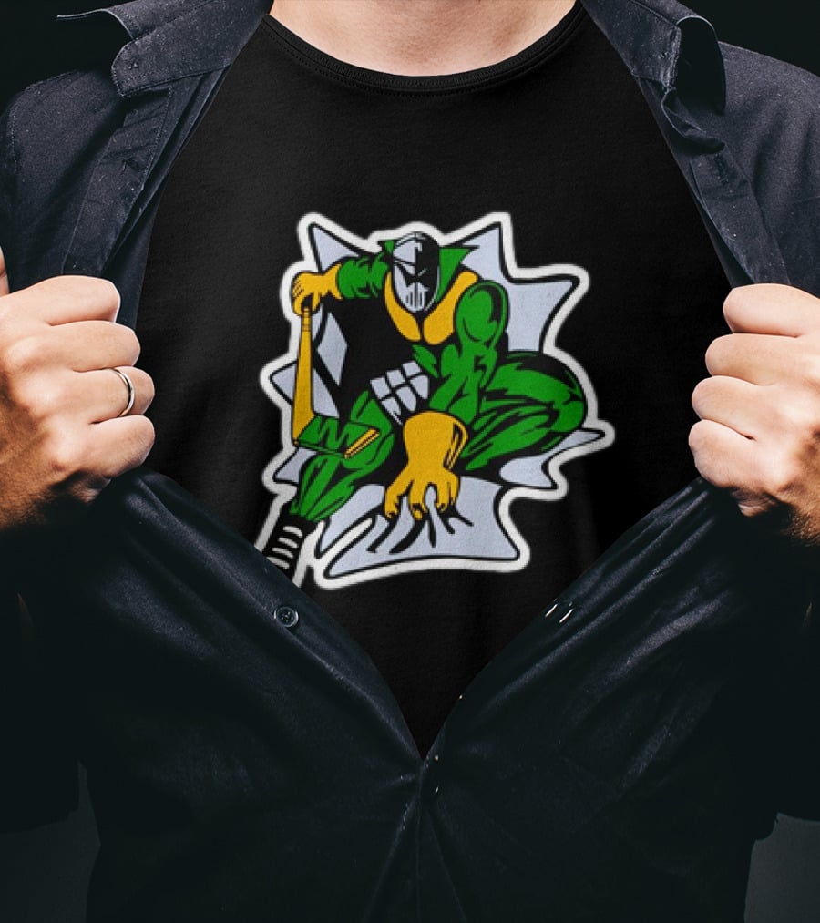 Spider Knight Hockey Sublimated Toddler Jersey Green And Yellow T-Shirt