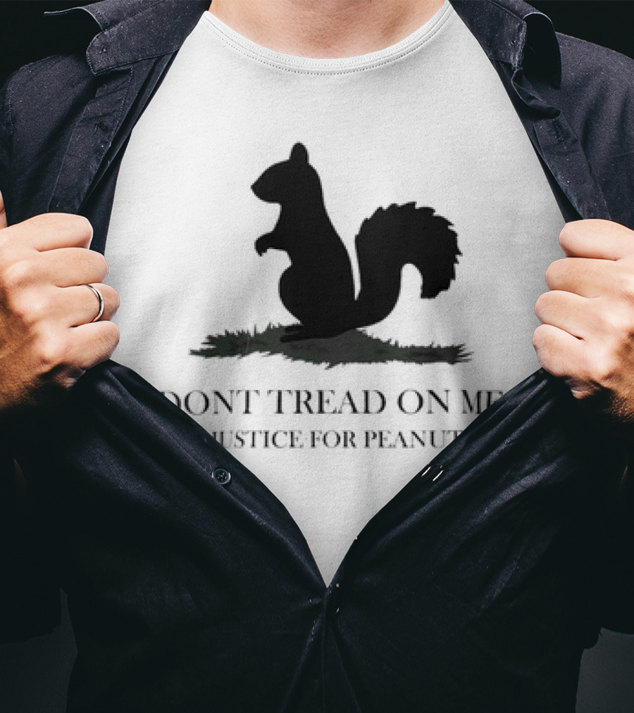 Justice For Peanut Dont Tread On Me Squirrel T-Shirt