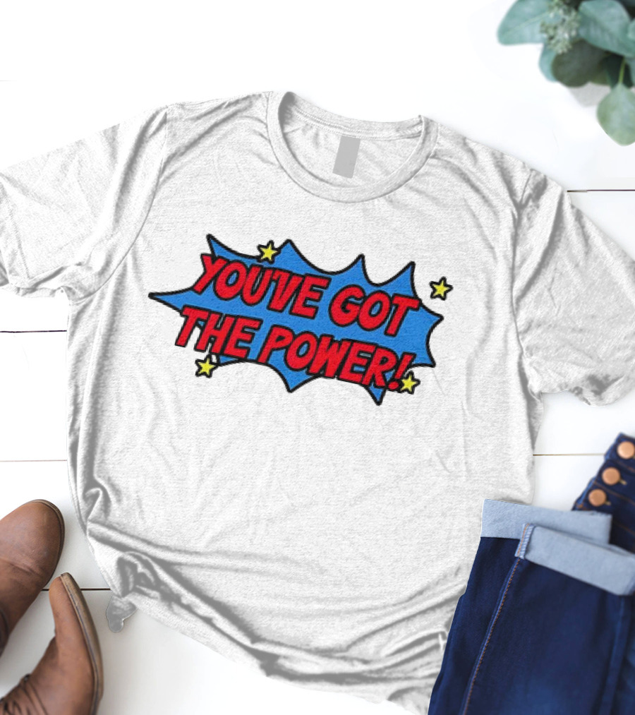 Monica You've Got The Power Comic Style Stars T-Shirt