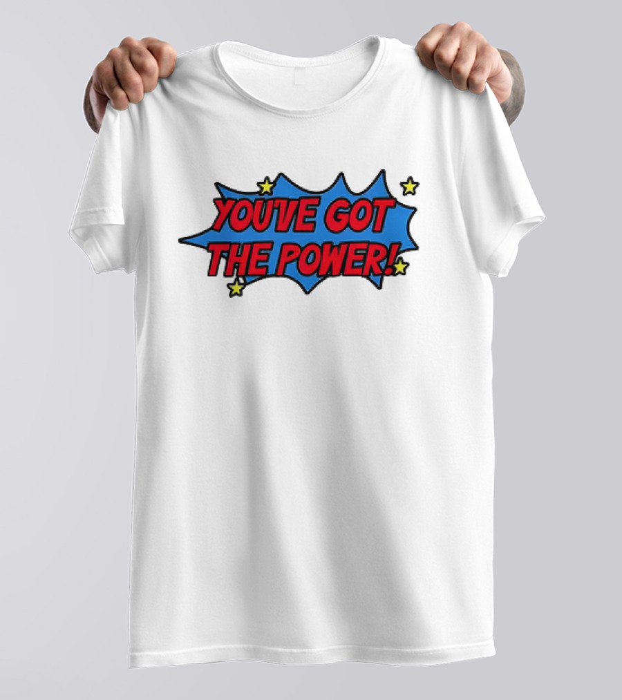 Monica You've Got The Power Comic Style Stars T-Shirt
