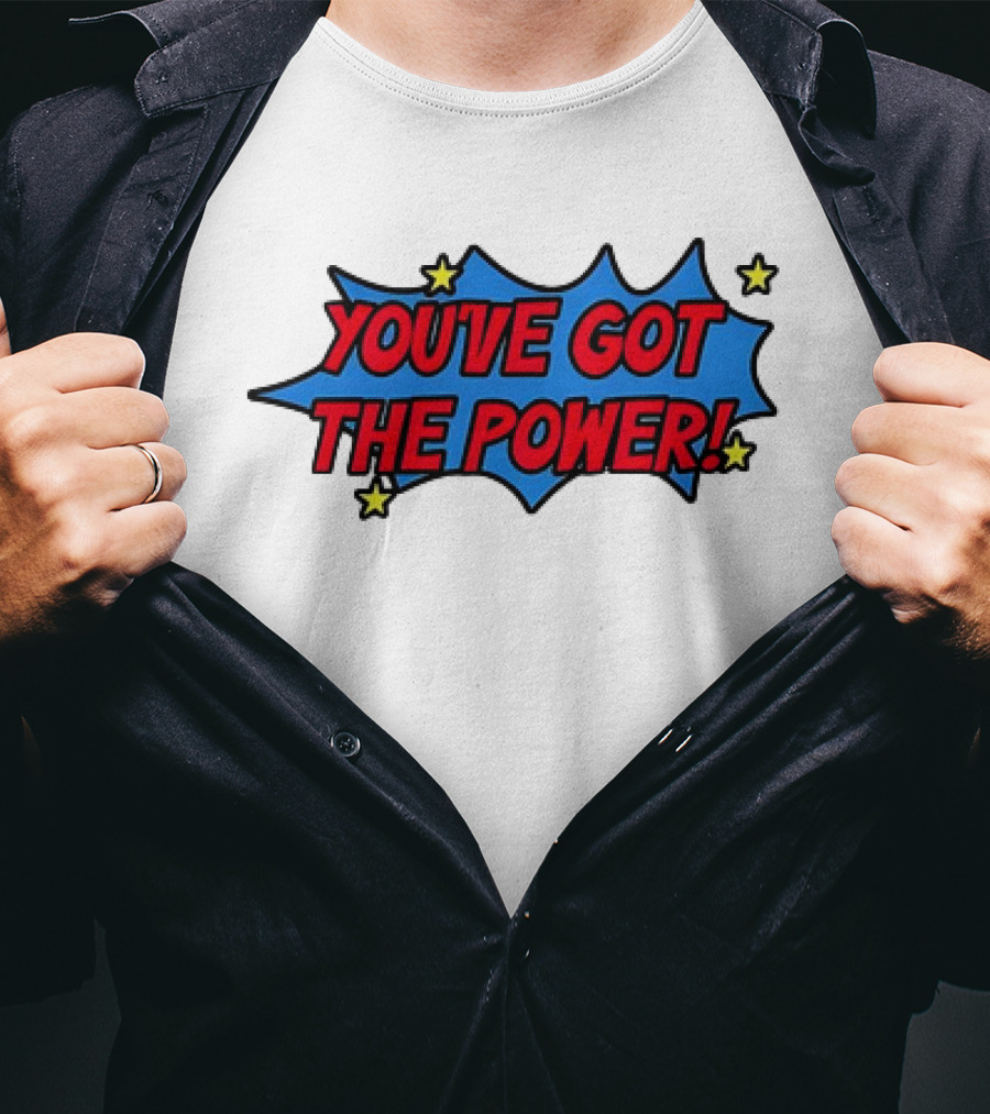 Monica You've Got The Power Comic Style Stars T-Shirt