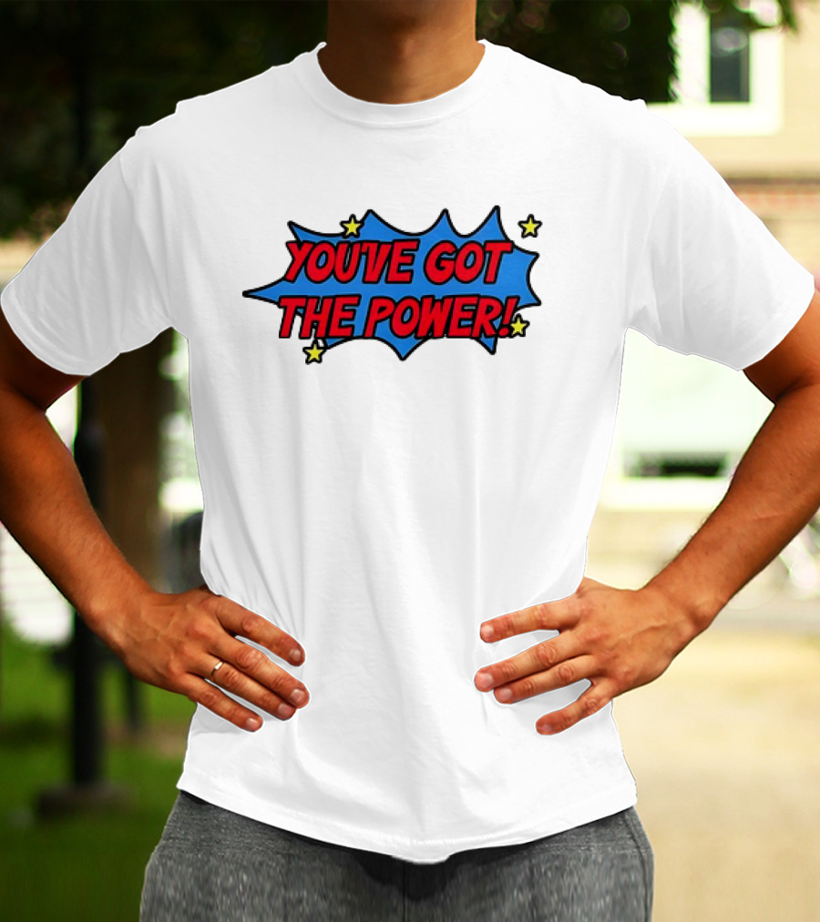 Monica You've Got The Power Comic Style Stars T-Shirt