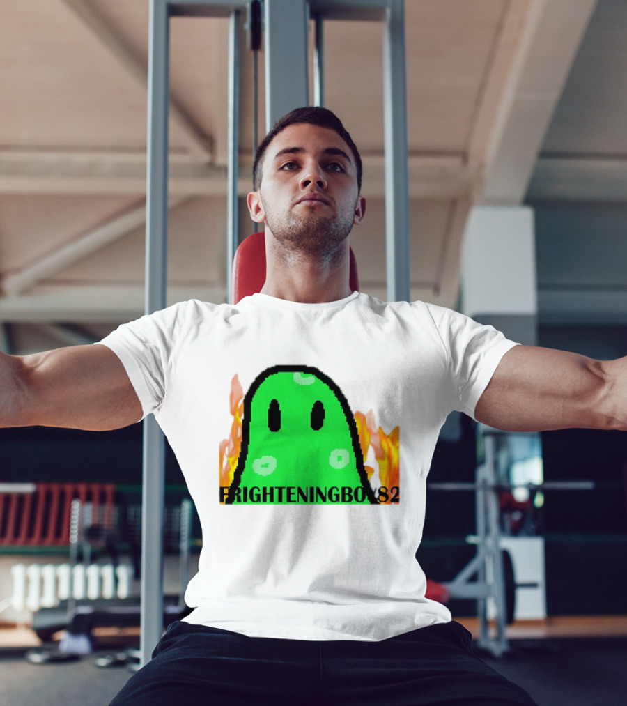 FRIGHTENINGBOY82 Slime With Fire Background T-Shirt