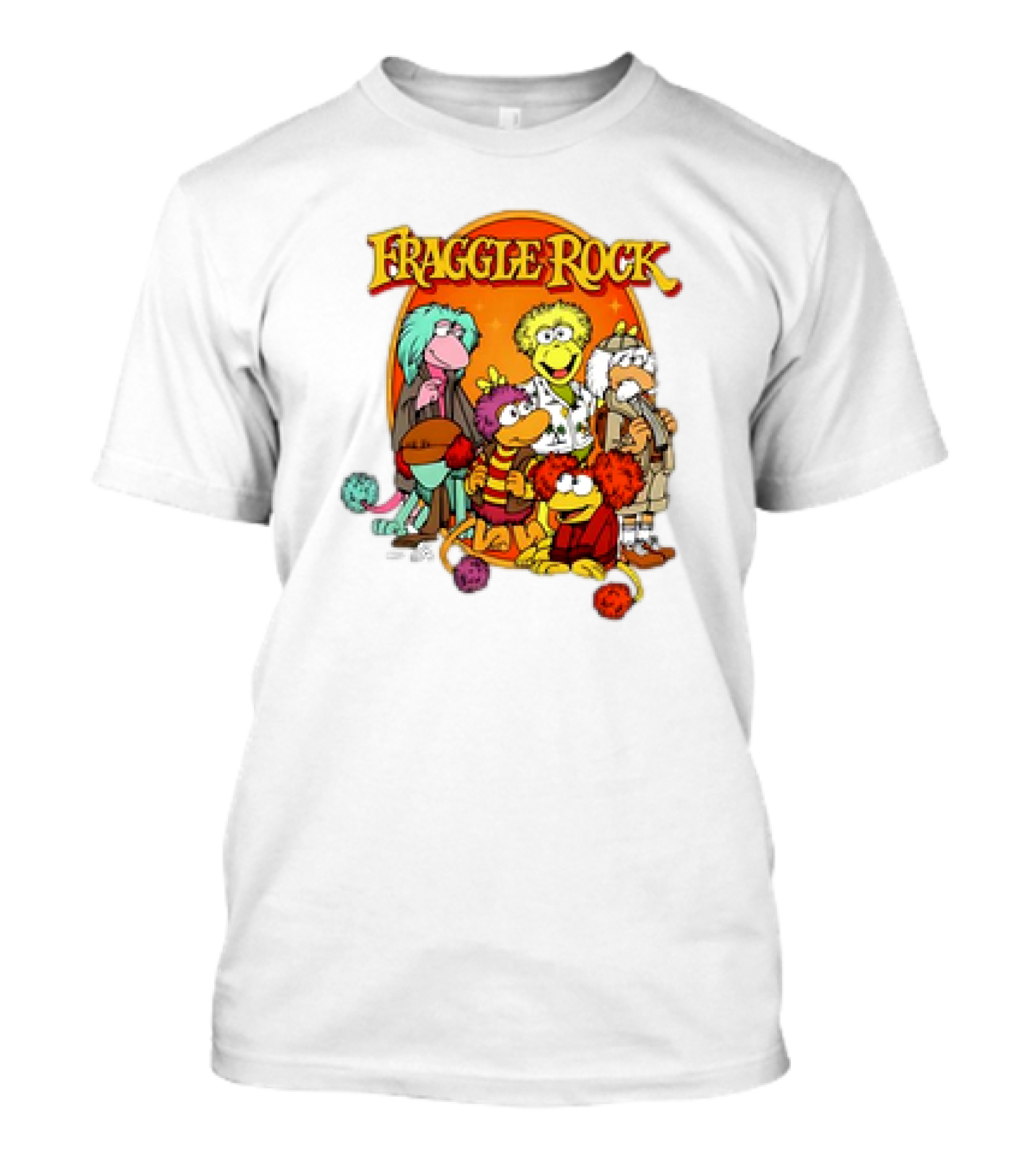 Fraggle Rock Group Cartoon Characters T-Shirt