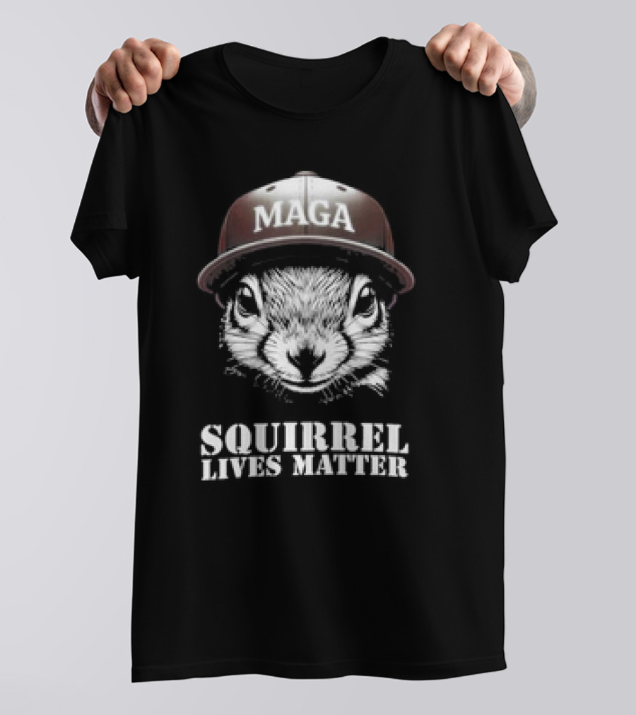 MAGA Hat Squirrel Lives Matter T-Shirt