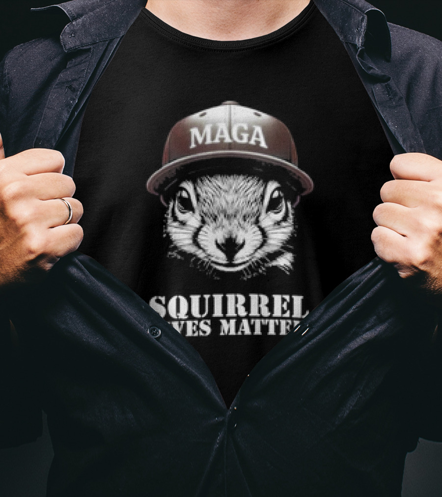 MAGA Hat Squirrel Lives Matter T-Shirt