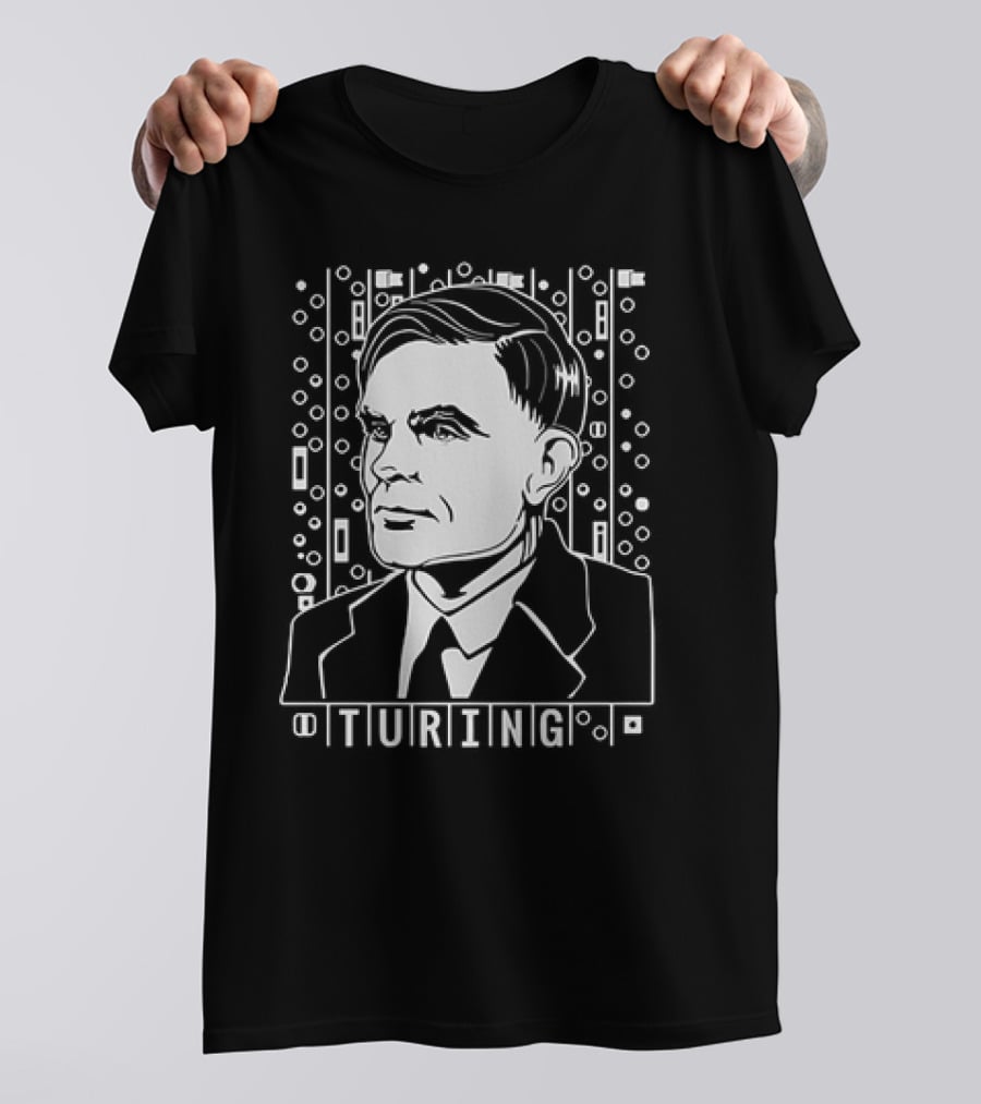 Turing Alan Binary Circuit T-Shirt