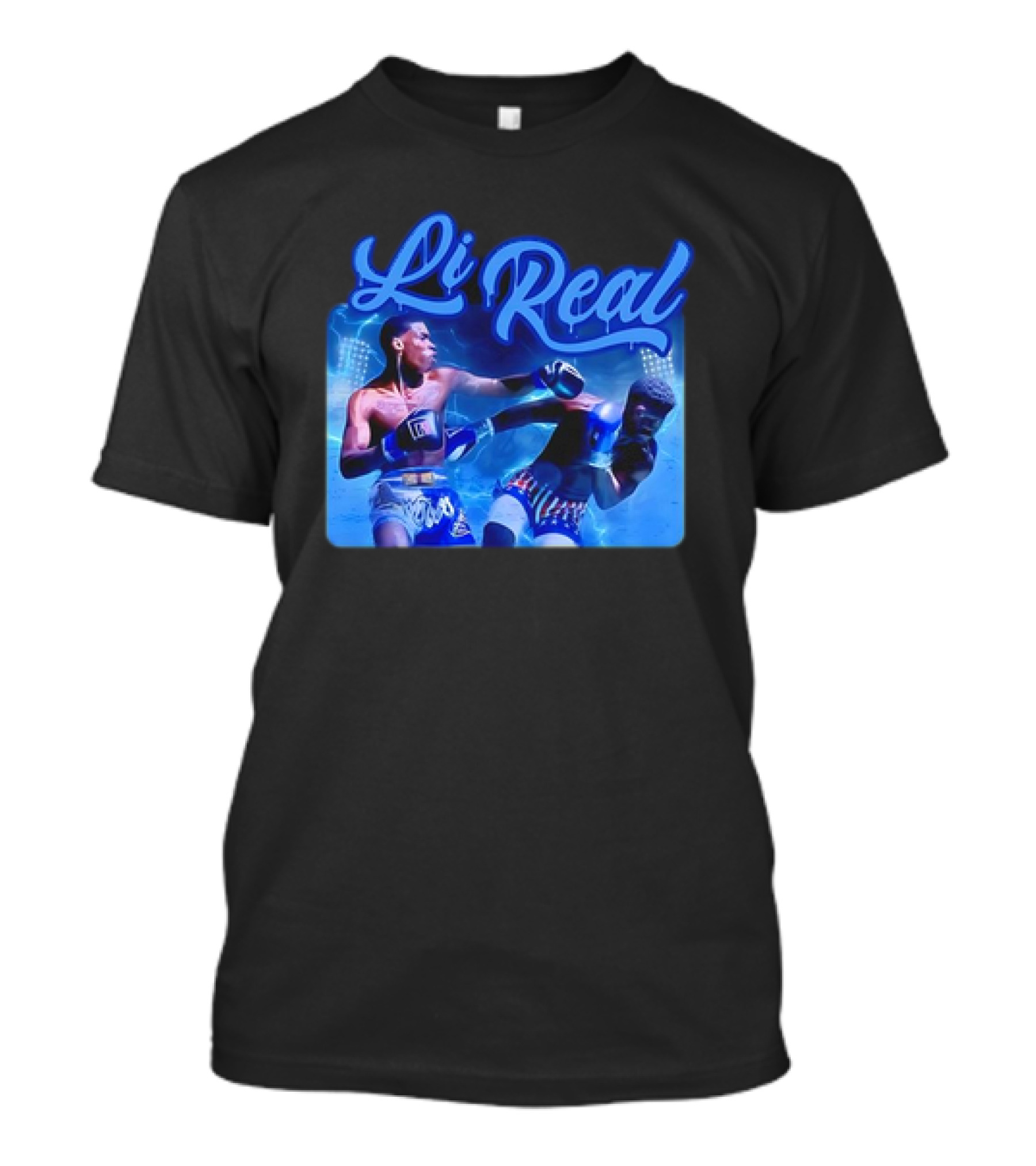 Li Real Boxing Match Action Scene T-Shirt