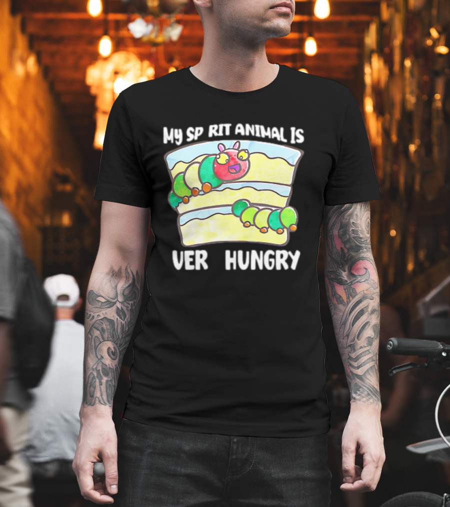 My Spirit Animal Is Very Hungry Caterpillar Cake Slice T-Shirt