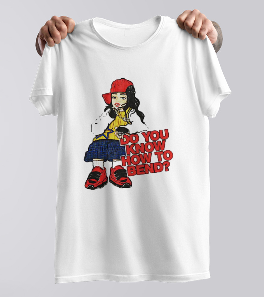 Billie Eilish Do You Know How To Bend Styled Cartoon T-Shirt