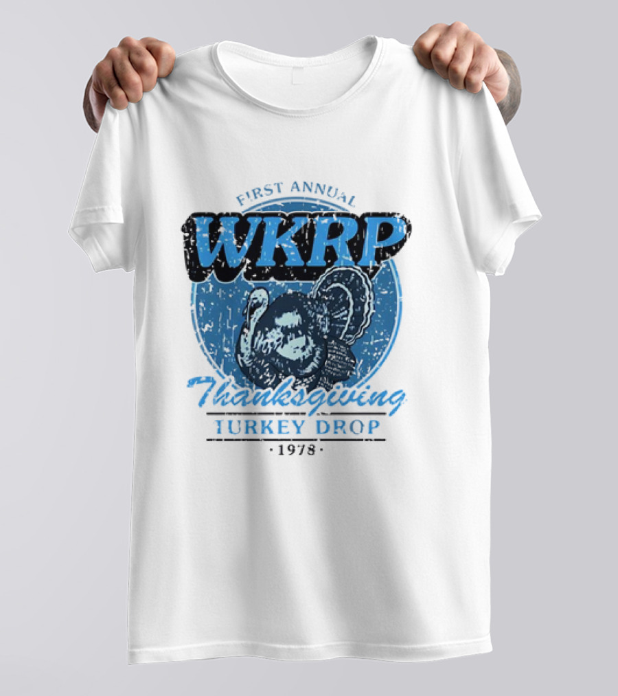 WKRP First Annual Thanksgiving Turkey Drop 1978 T-Shirt