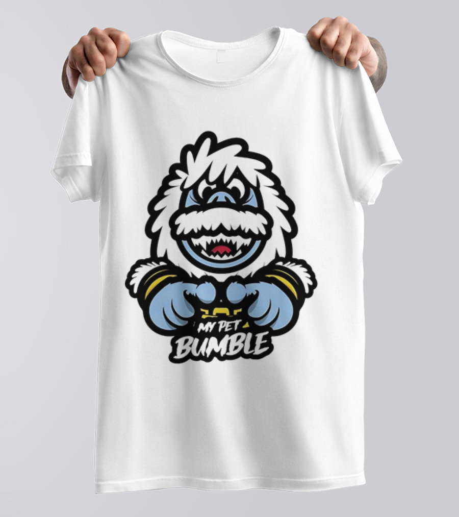 My Pet Bumble Abominable Snow Monster Yeti Holding T-Shirt