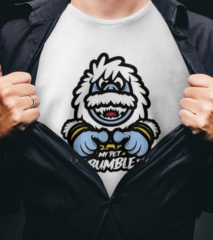 My Pet Bumble Abominable Snow Monster Yeti Holding T-Shirt
