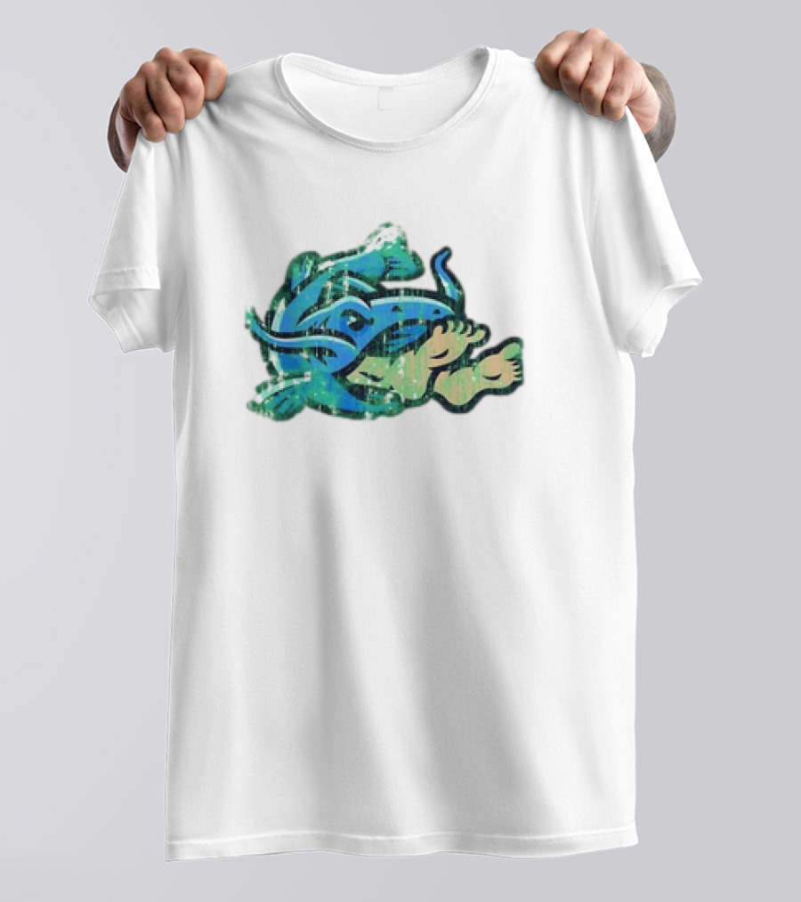 Noodlers Distressed Swimming Meme T-Shirt