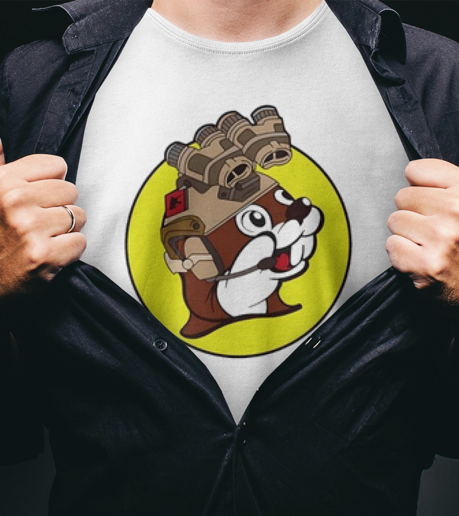 Night Vision Tactical Buc-Ee's Beanie T-Shirt