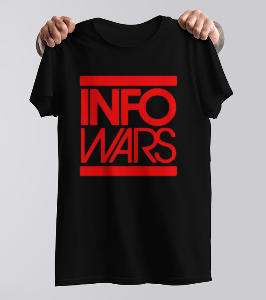 Info Wars Red Logo Alex Jones T-Shirt