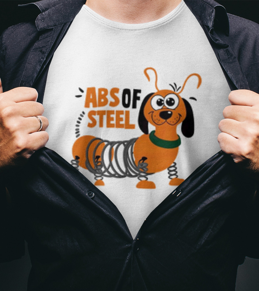 ABS Of Steel Dog Toy Story Slinky Dog T-Shirt