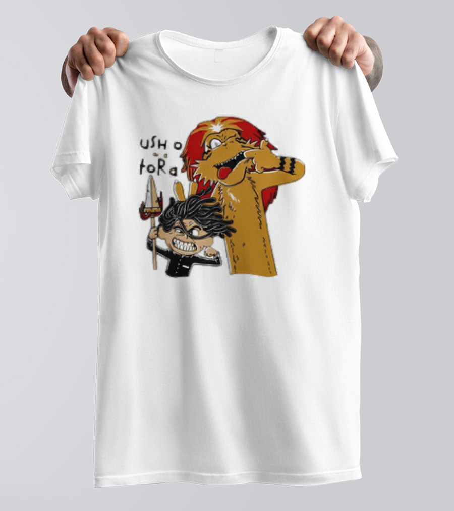 Ushio And Tora Calvin And Hobbes Mashup Tide And Tiger T-Shirt