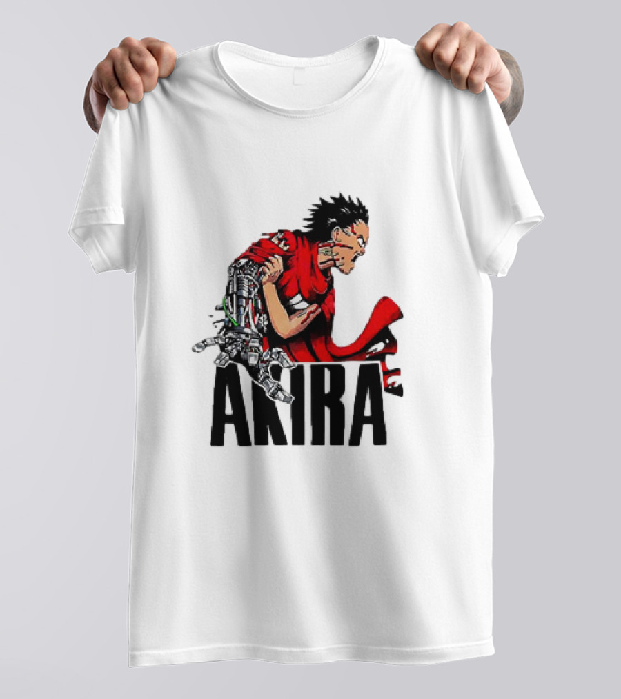 Akira Tetsuo Shima Cybernetic Arm Vintage 1980s Iconic Anime T-Shirt
