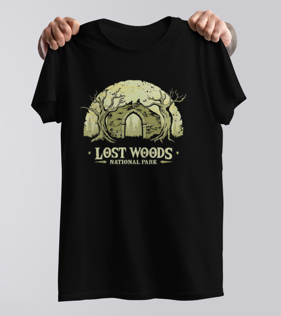 Legend Of Zelda Lost Woods National Park Adventure T-Shirt