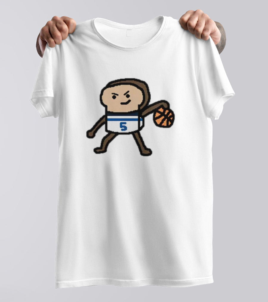 Anthony Breadwards NBA Paint Number 5 Basketball Character T-Shirt
