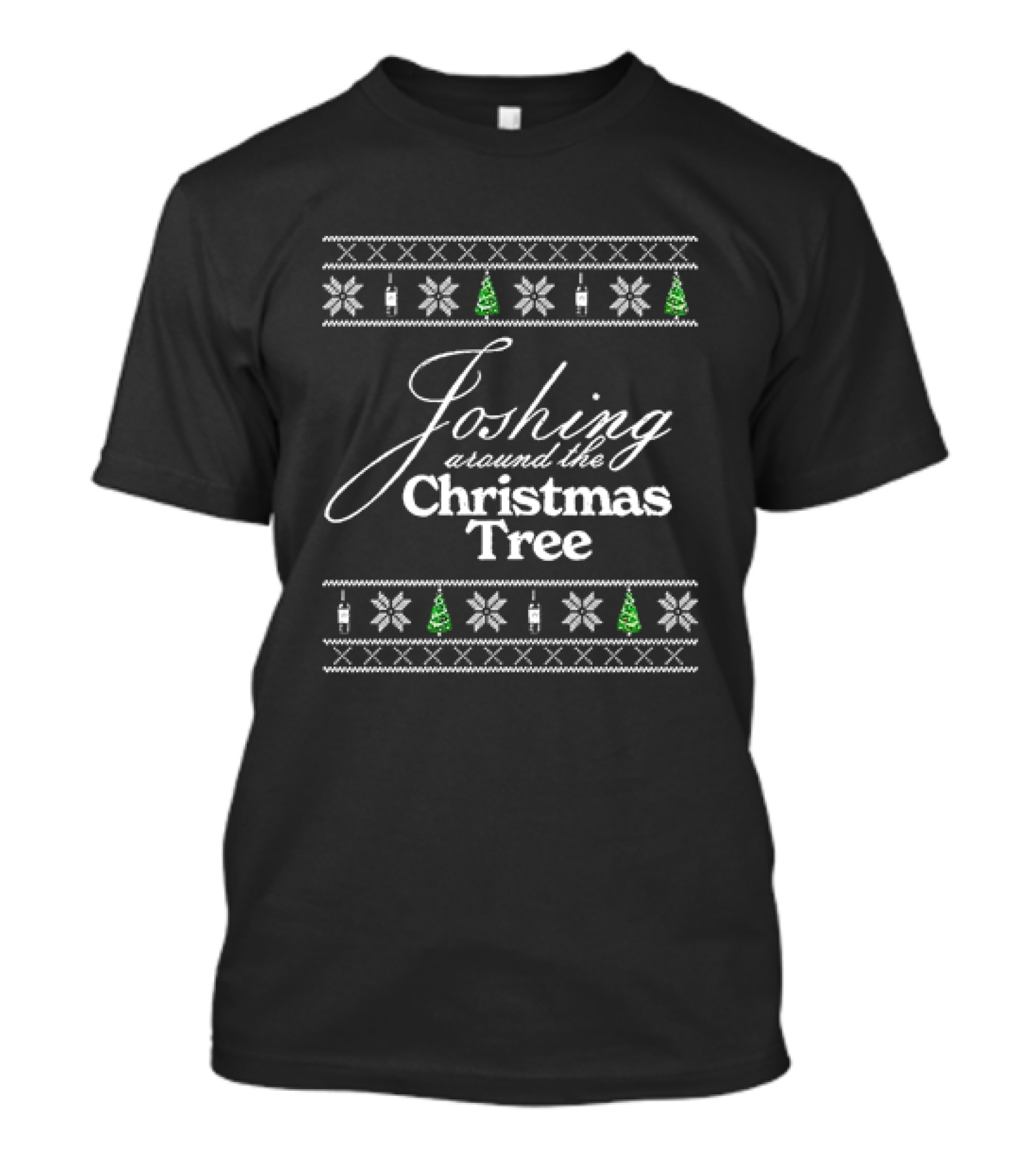 Joshing Around The Christmas Tree Holiday T-Shirt