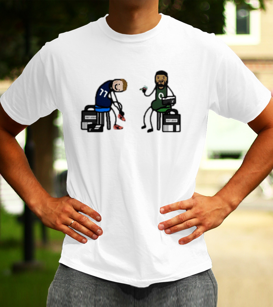Luka 77 And Tatum Prepare With Foot Locker Shoes T-Shirt