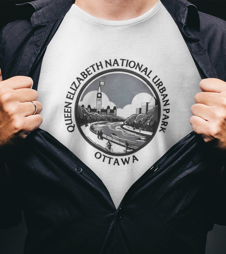Queen Elizabeth National Urban Park Ottawa River Scene T-Shirt