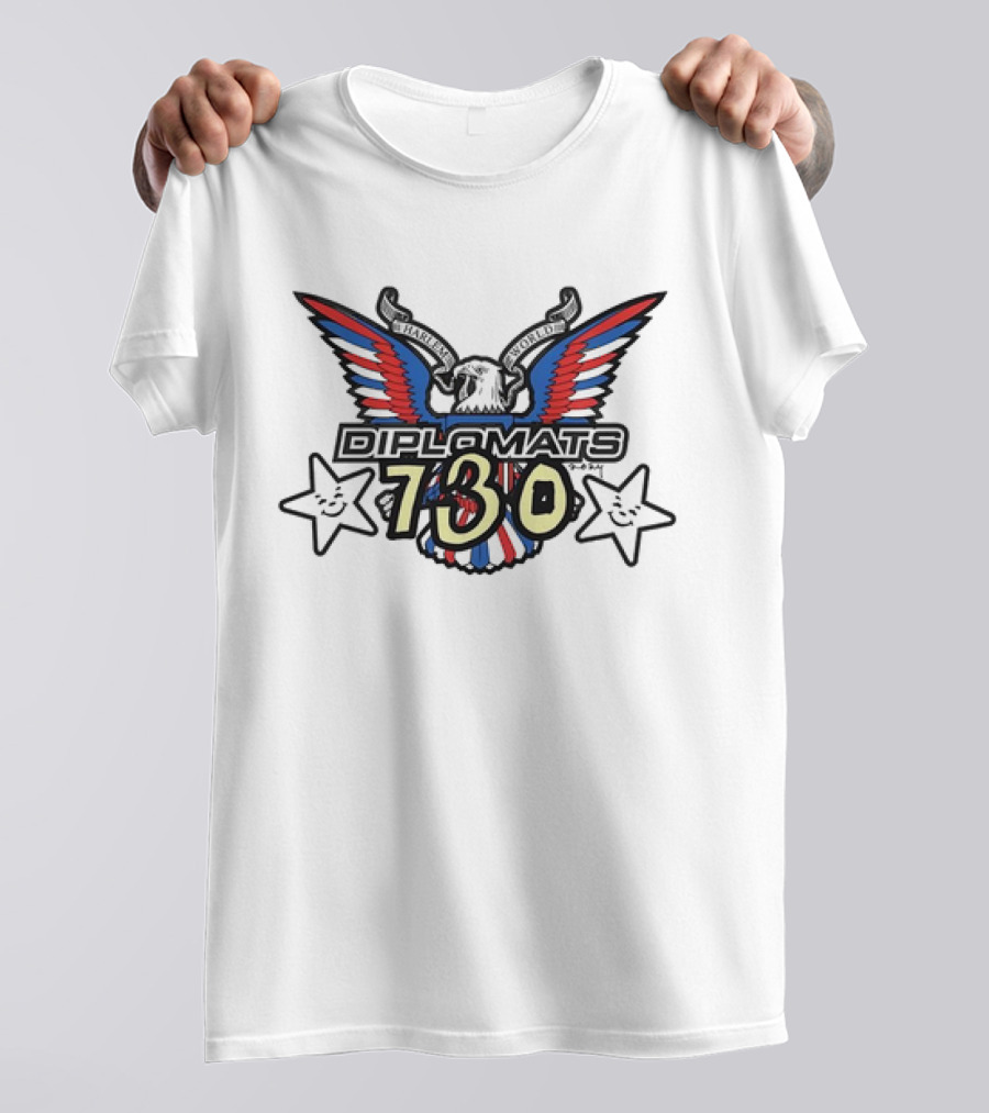 Diplomats 730 Harlem World Eagle Stars T-Shirt