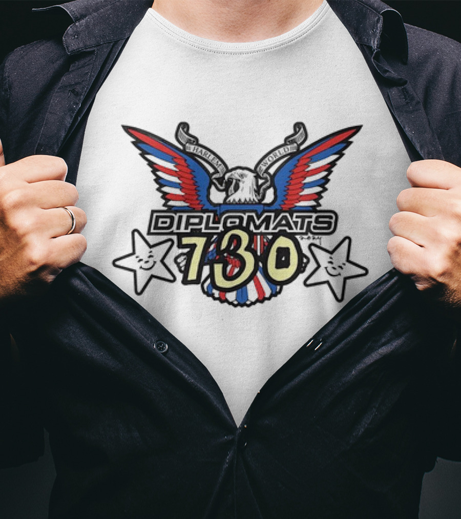 Diplomats 730 Harlem World Eagle Stars T-Shirt
