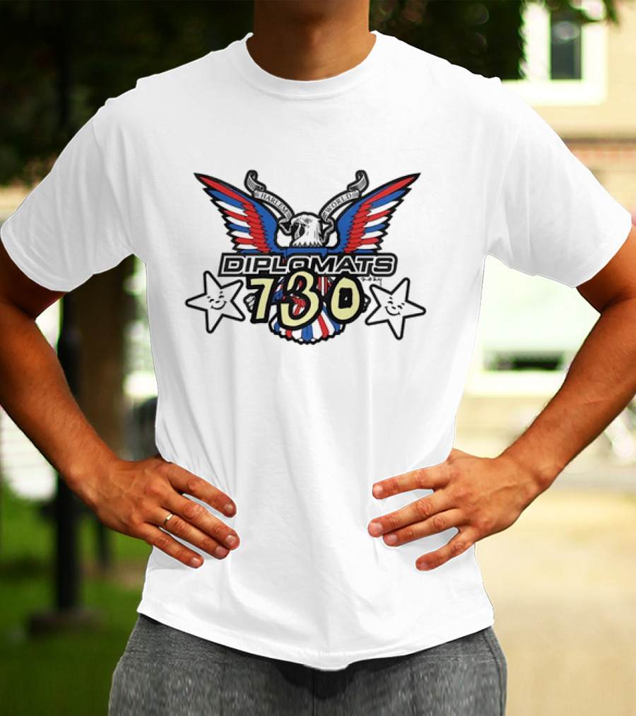 Diplomats 730 Harlem World Eagle Stars T-Shirt