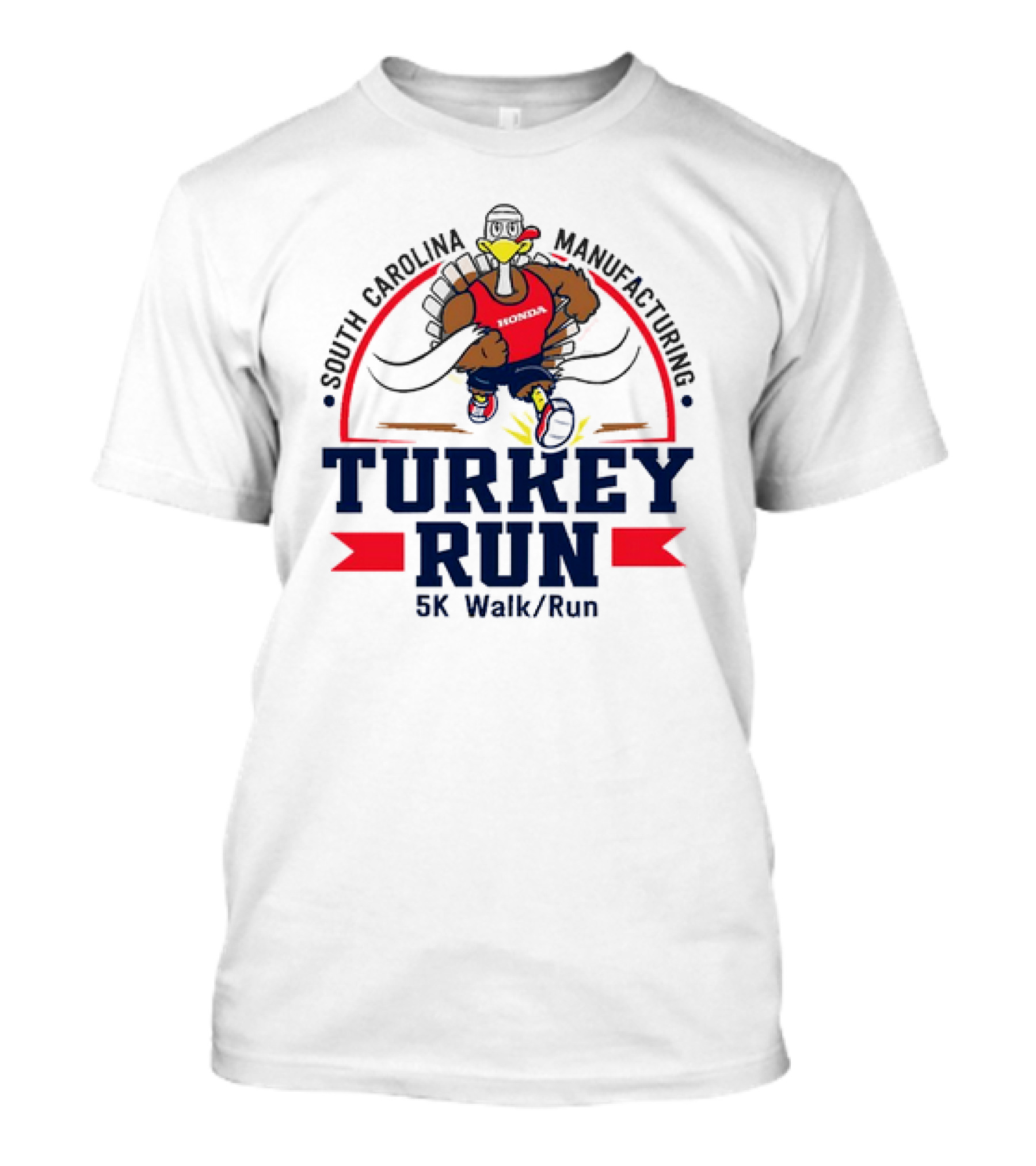South Carolina Manufacturing Honda Turkey Run 5K Walk/Run T-Shirt