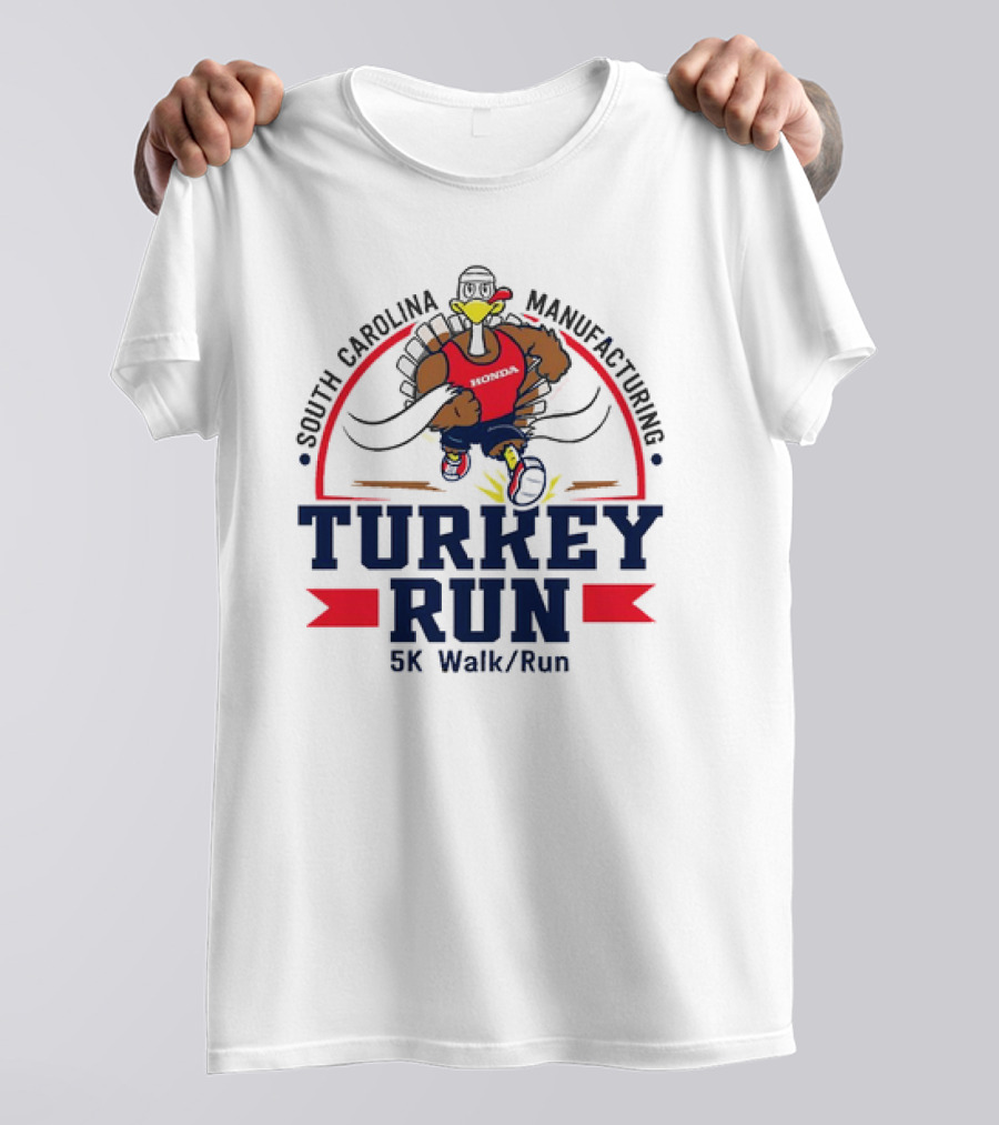 South Carolina Manufacturing Honda Turkey Run 5K Walk/Run T-Shirt