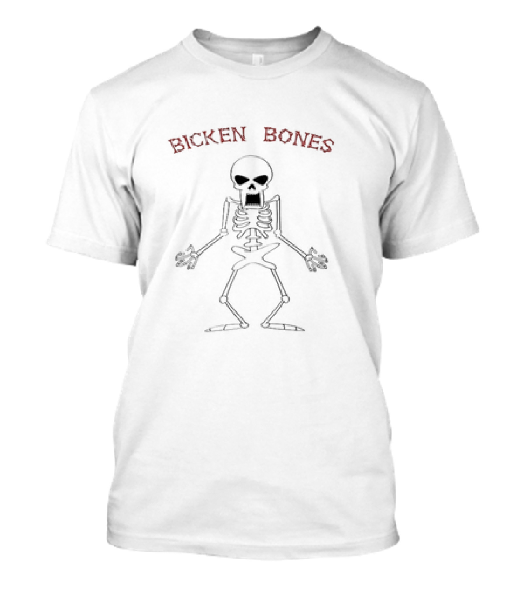 Skeleton Bicken Bones T-Shirt